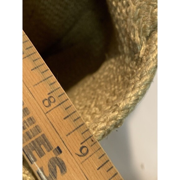 Magid Round Jute Tote Bag Shoulder Handbag Purse Shopper Boho Beach Straw Woven - Picture 9 of 11